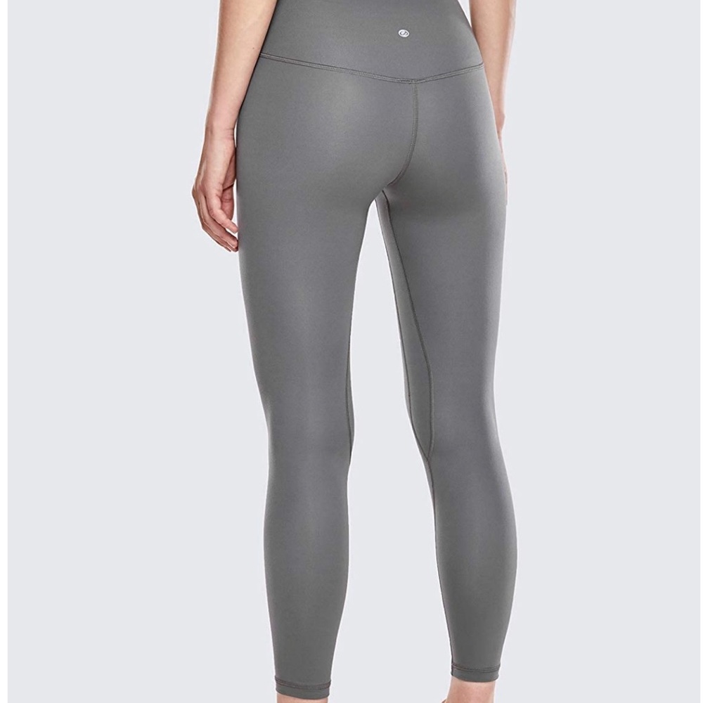 Matte grey leggings